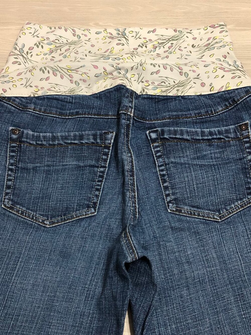 Old Navy Maternity Jeans Stretch Boot Cut Blue Women's Size M - Picture 6 of 13